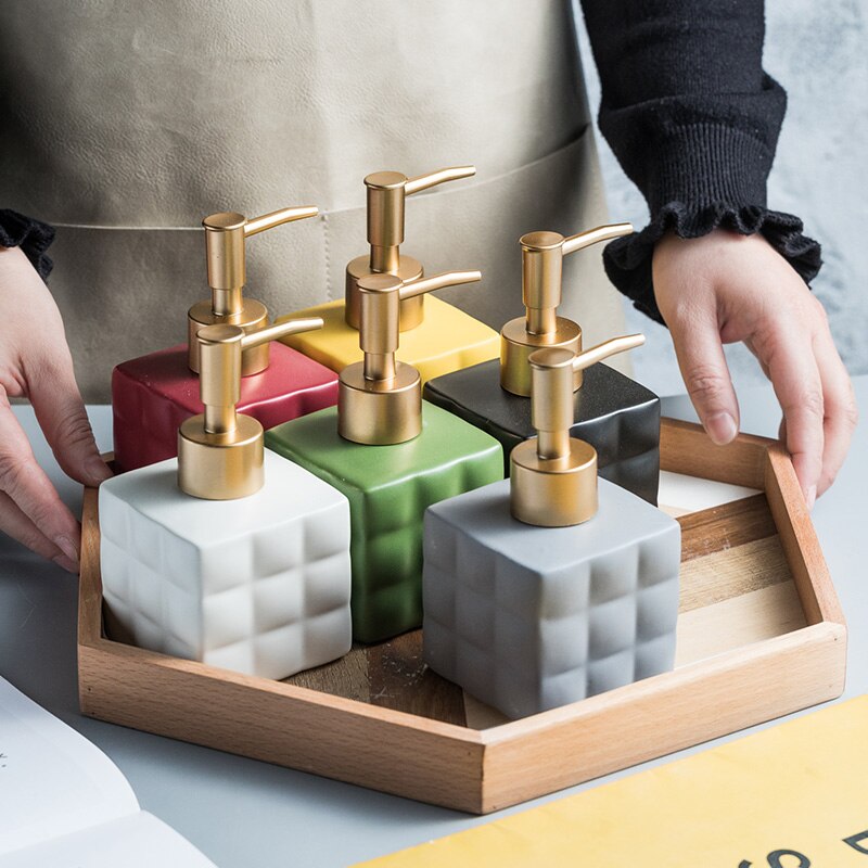 Square Cube Soap Dispenser