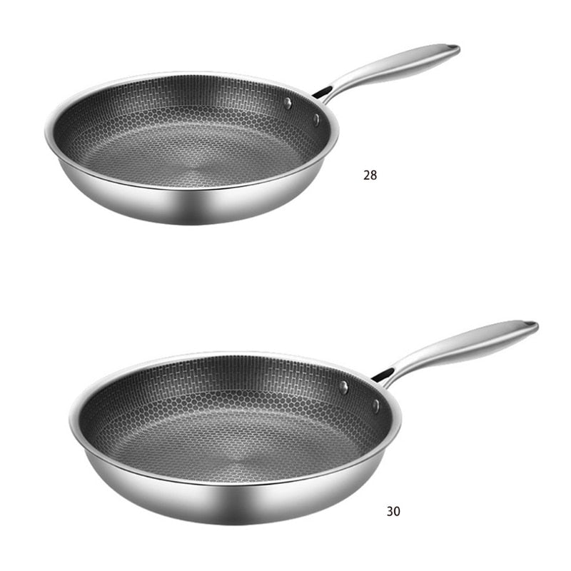 KitchenPro | Non-Stick Stainless Steel Frying Pan