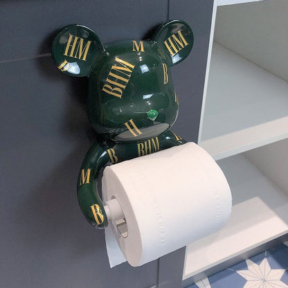 BHM Bear Toilet Roll Holder