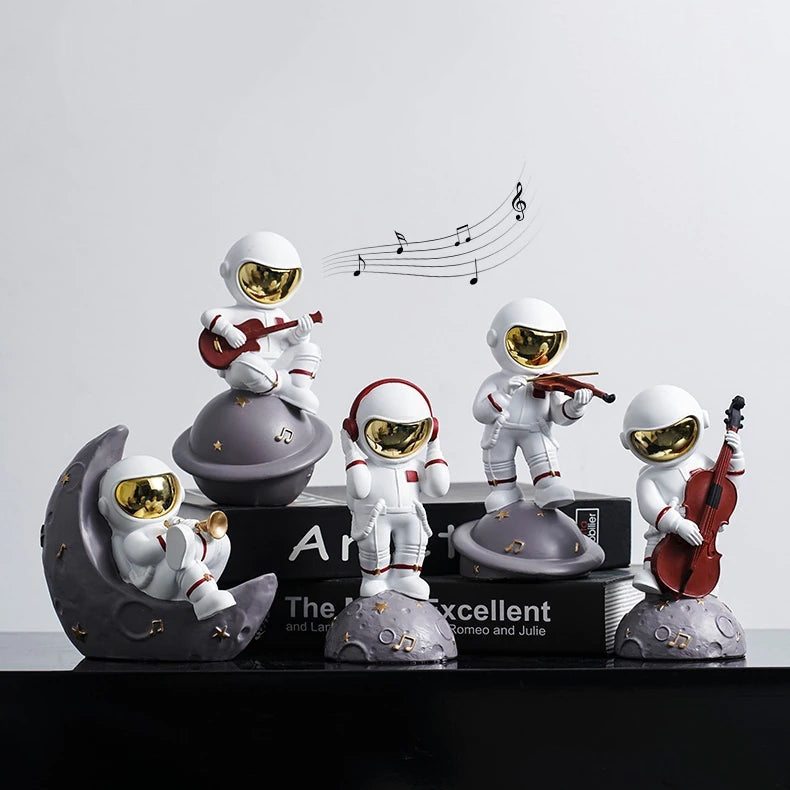 Astronaut Band Figurine