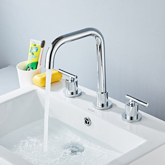 Miravique Three Hole Bathroom Faucet