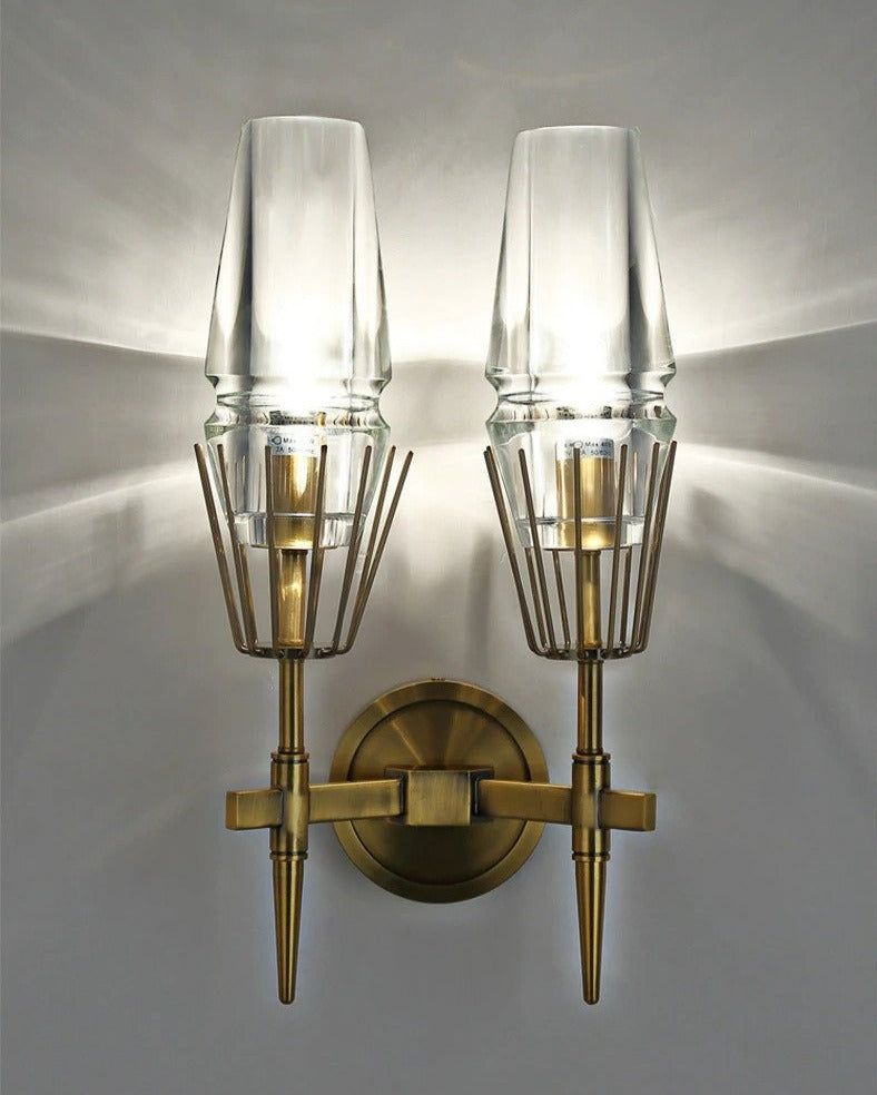 Miravique Brass Wall Lamp