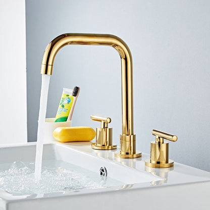 Miravique Three Hole Bathroom Faucet