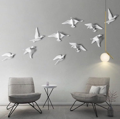 Flock of Doves Wall Decor