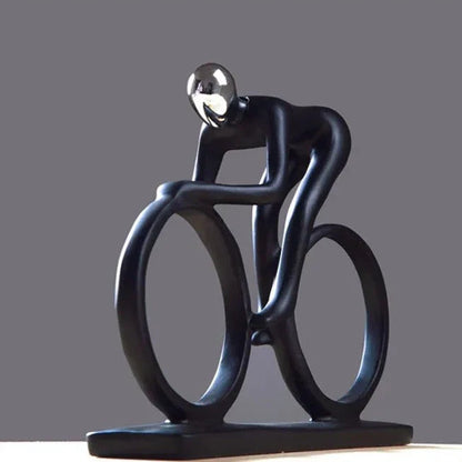 Cyclist Figurine Sculpture