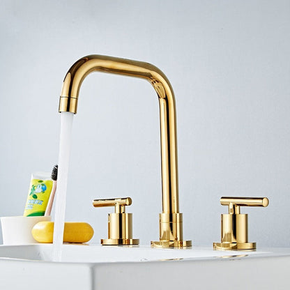 Miravique Three Hole Bathroom Faucet