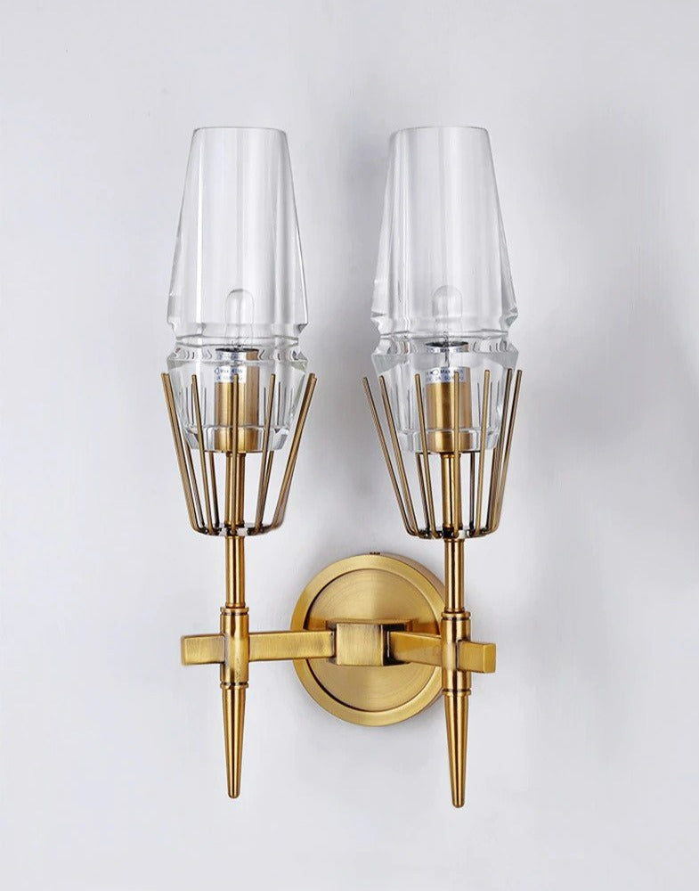 Miravique Brass Wall Lamp