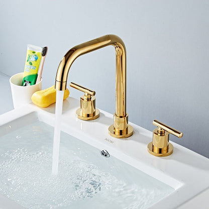 Miravique Three Hole Bathroom Faucet