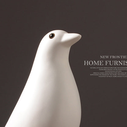 Minimalist Pigeon Figurine