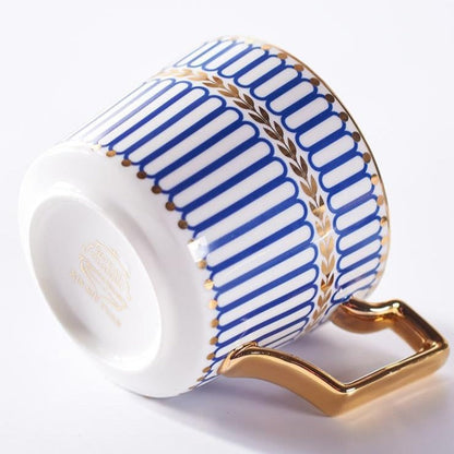 London Teacup Collection Set - Elegant Ceramic Cups (250ml) for Stylish Coffee & Tea Enjoyment