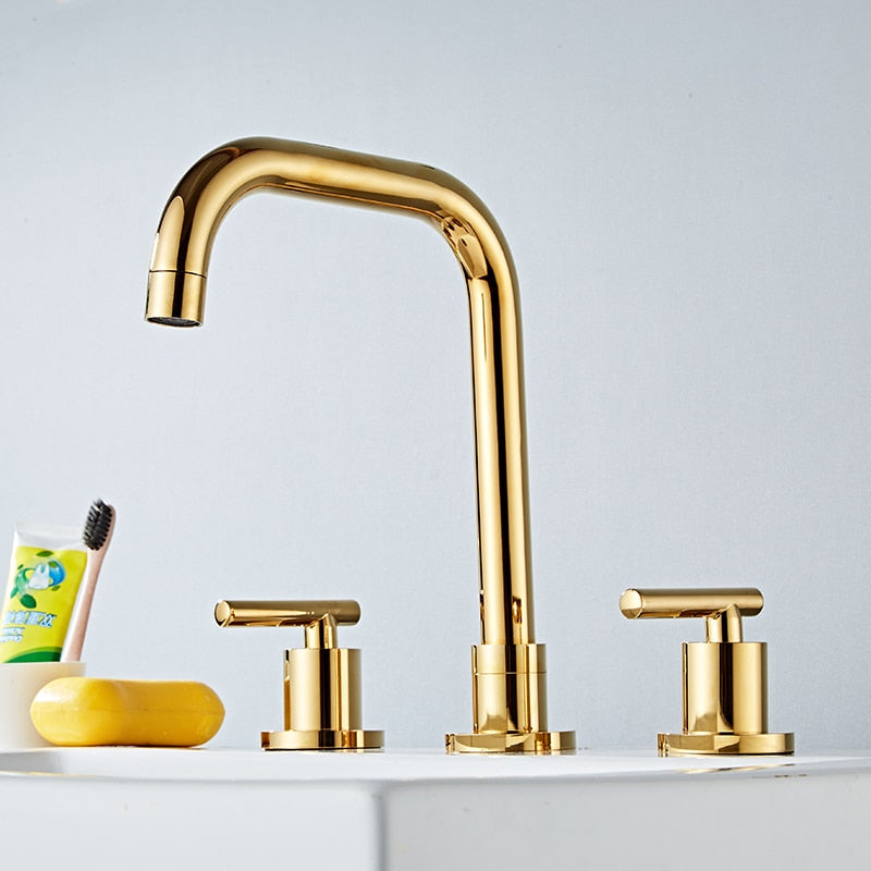 Miravique Three Hole Bathroom Faucet