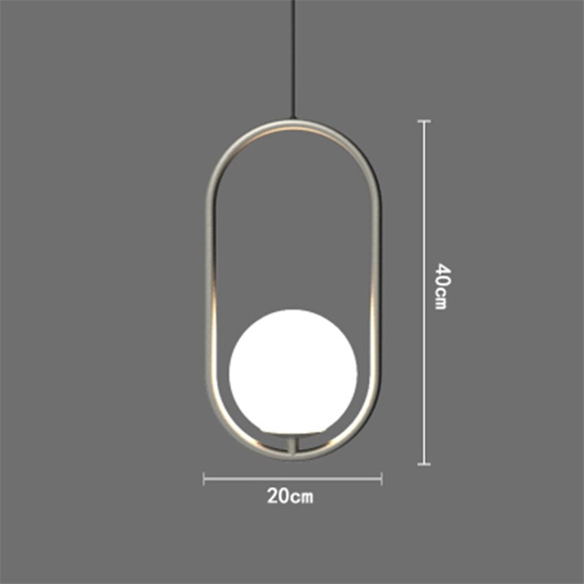 The Berg Sphere Pendant Light