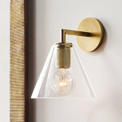 Miravique Copper & Glass Wall Sconces