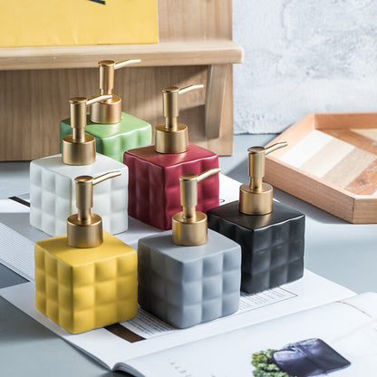 Square Cube Soap Dispenser