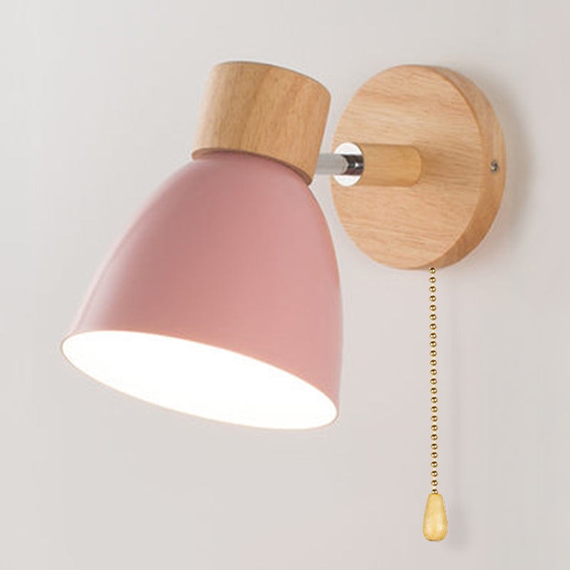 Rotating Collin Wall Lamp with Pull Chain Switch