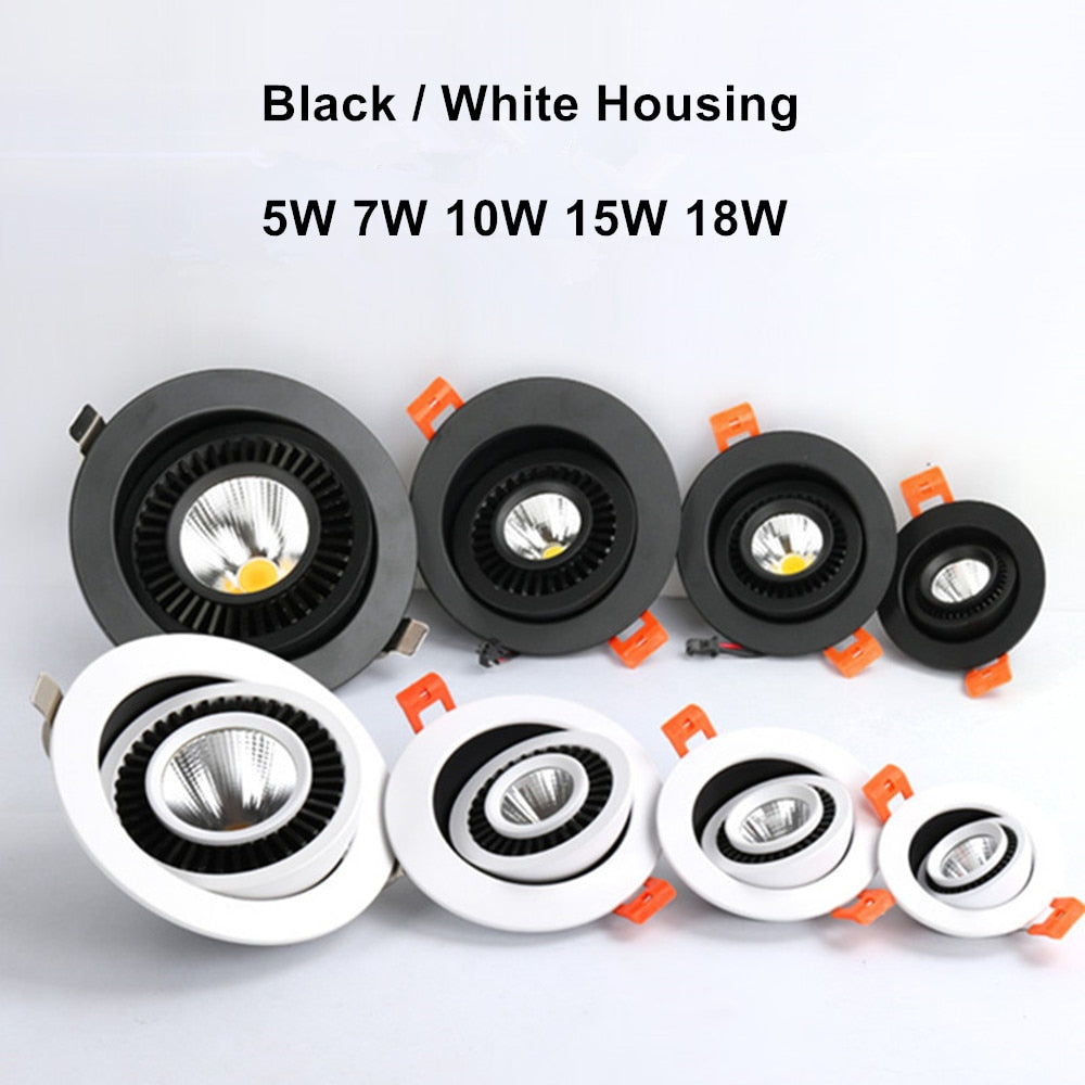 Adjustable Recessed Round Spotlights