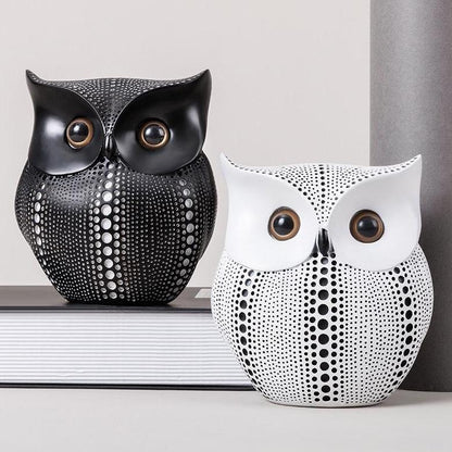 Abstract Owl Figurine