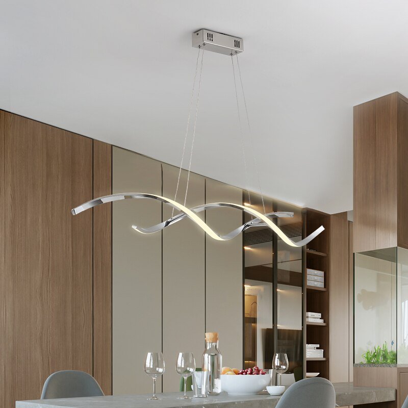 Spiral Modern LED Pendant Light