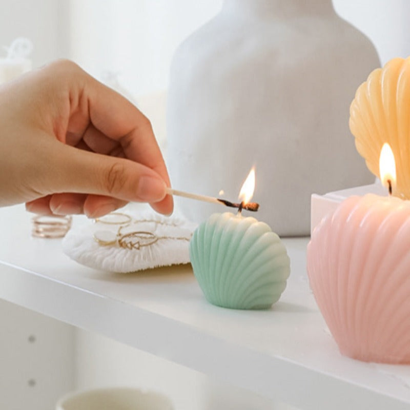 Sea Shell Decorative Candle