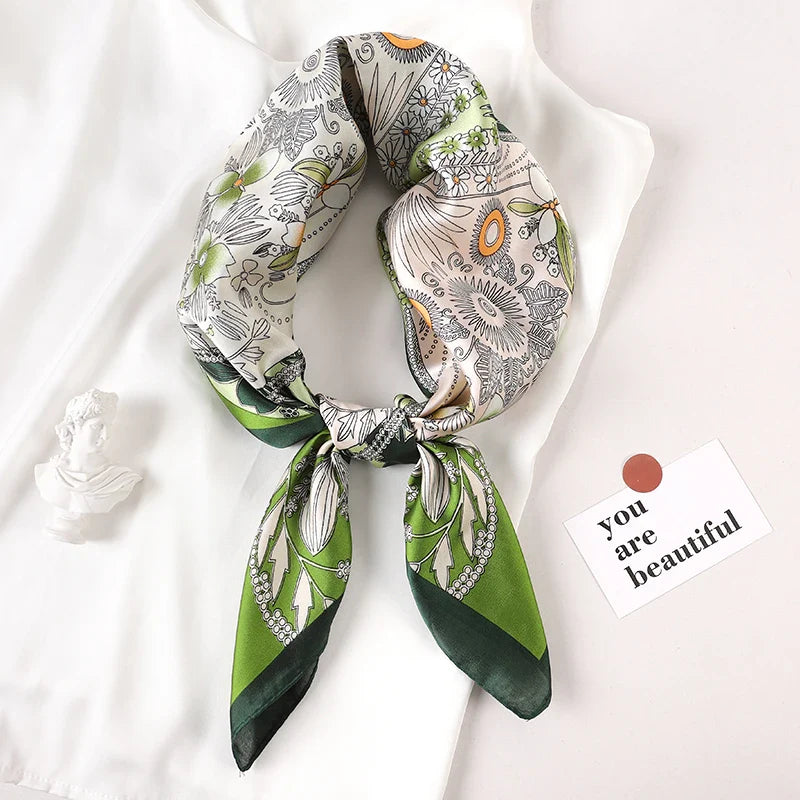 Sophia Silk Charm Plaid Scarf