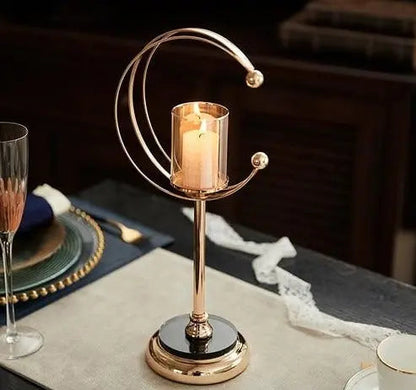 Half Moon Candle Holder