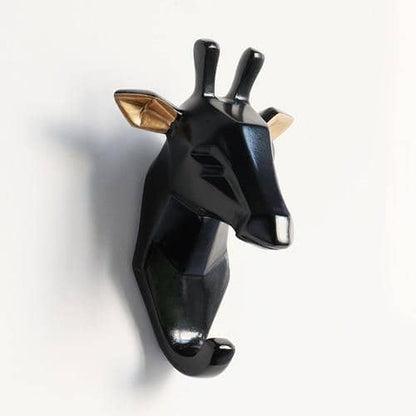 Stylish Animal Head Key Hook Wall Rack - Unique and Functional Key Holder