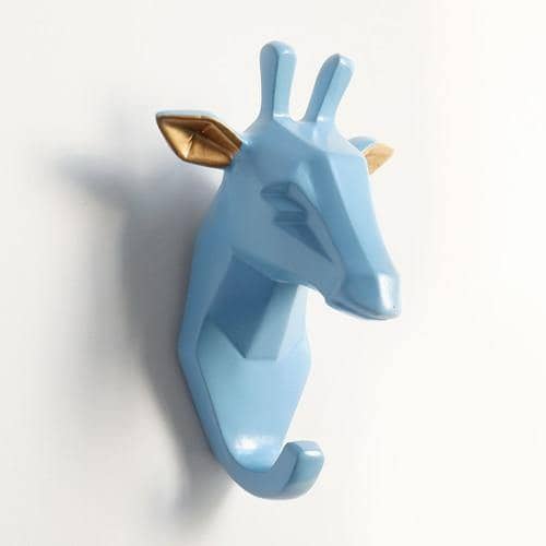 Stylish Animal Head Key Hook Wall Rack - Unique and Functional Key Holder