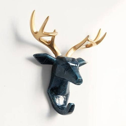 Stylish Animal Head Key Hook Wall Rack - Unique and Functional Key Holder