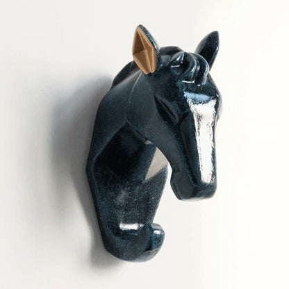 Stylish Animal Head Key Hook Wall Rack - Unique and Functional Key Holder