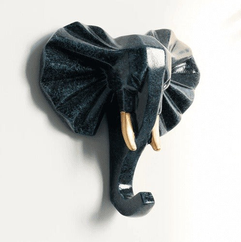 Stylish Animal Head Key Hook Wall Rack - Unique and Functional Key Holder