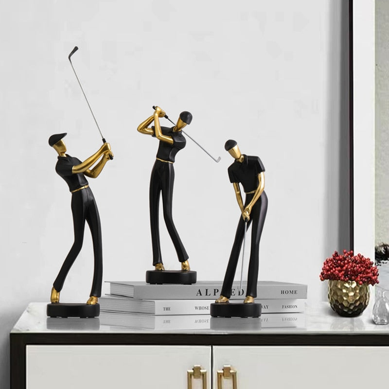 Golfer Decorative Figurine