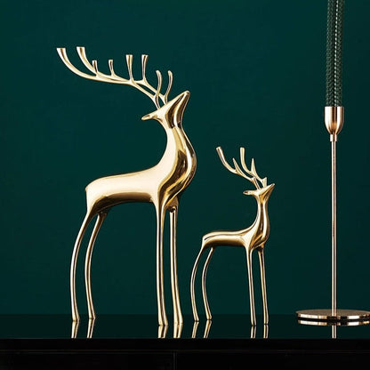 Miravique Abstract Nordic Reindeer Sculptures