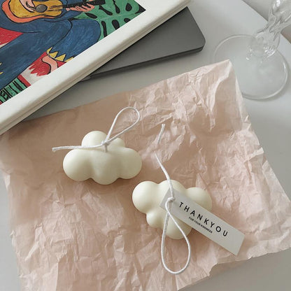 Cloud Paint Decorative Candle