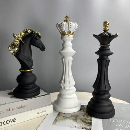 Retro Chess Statue