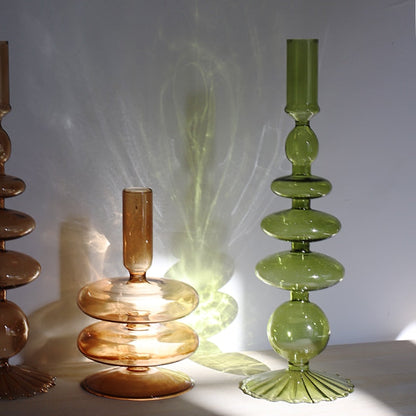 Miravique Glass Candle Holders