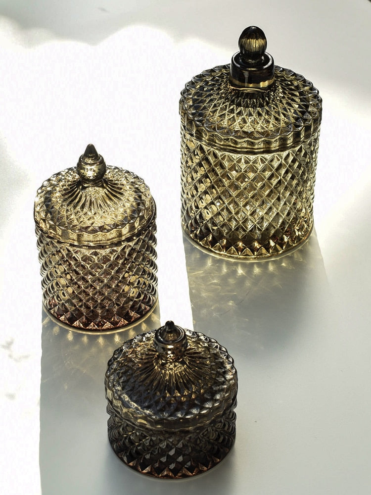 Empress Vintage Glass Storage Jars