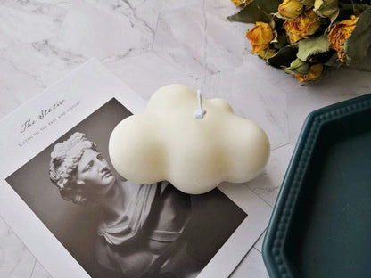 Cloud Paint Decorative Candle