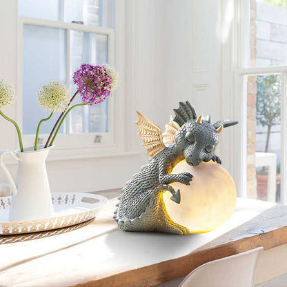 Garden statue - Draconis - Solar Lighting - Resin Dragon Statue lamp