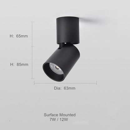 Adjustable Round Surface Mounted Downlight