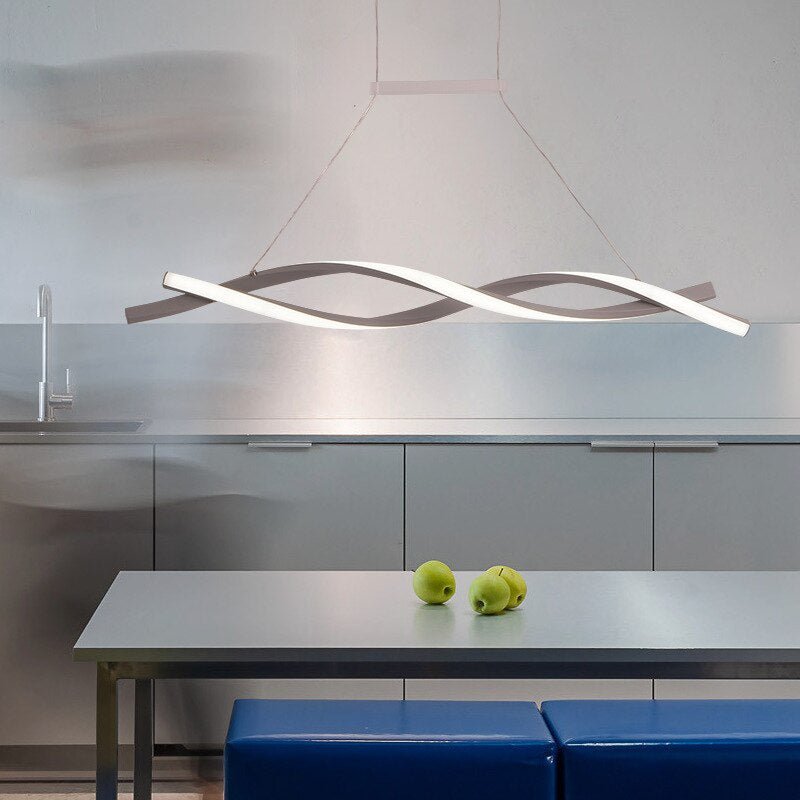 Minimalist Twisted Pendant Light