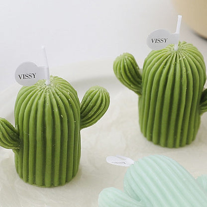 Cactus and Berries Soy Wax Decorative Candle