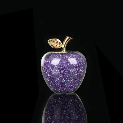 Miravique Handmade Crystal Apple Figurine