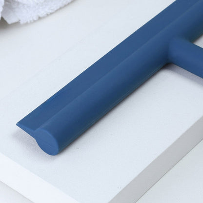 Retro Silicone Squeegee for Shower with Storage Holder