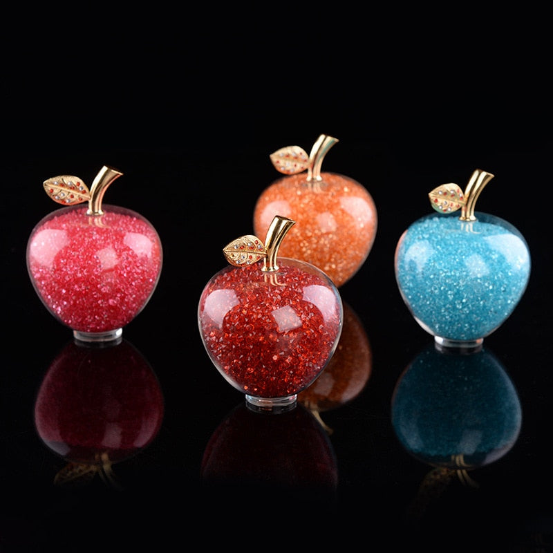 Miravique Handmade Crystal Apple Figurine