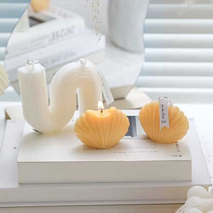 Sea Shell Decorative Candle