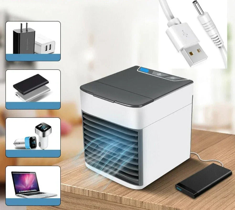 Portable Mini Air Conditioner - Cool, Humidify and Purify Air at Home or Office