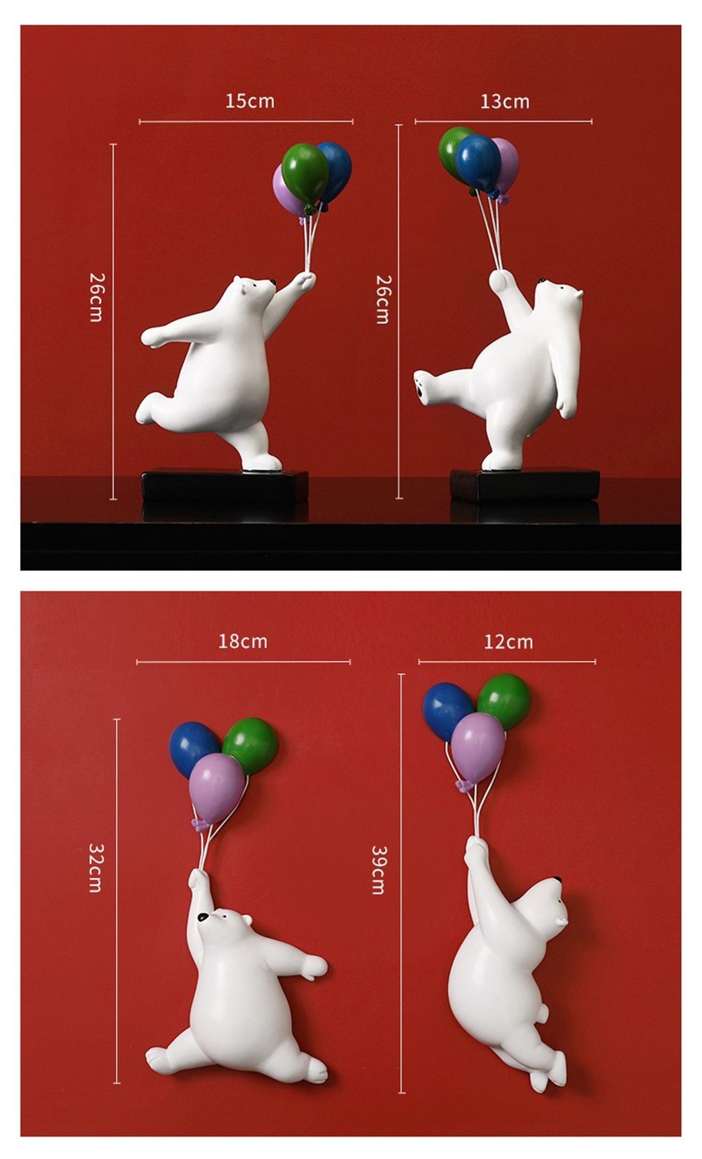 Flying Balloon Polar Bear