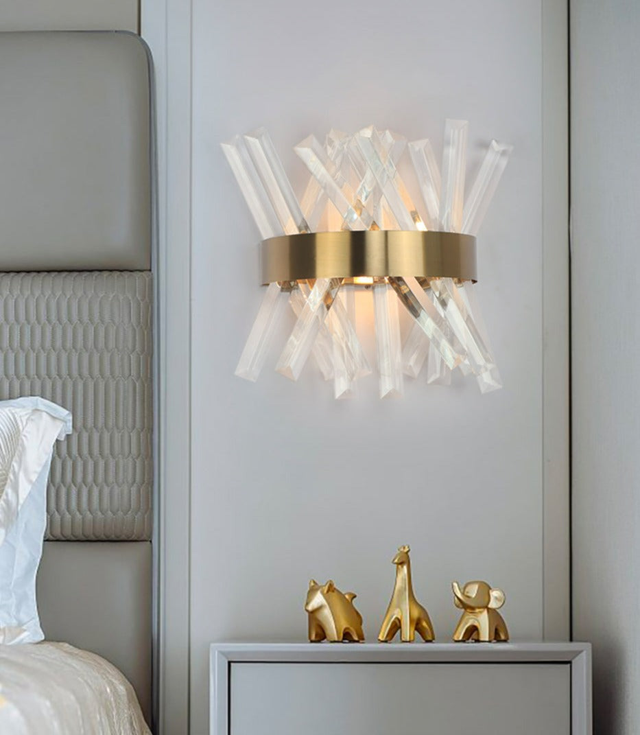 Miravique Crystal Wall Sconce