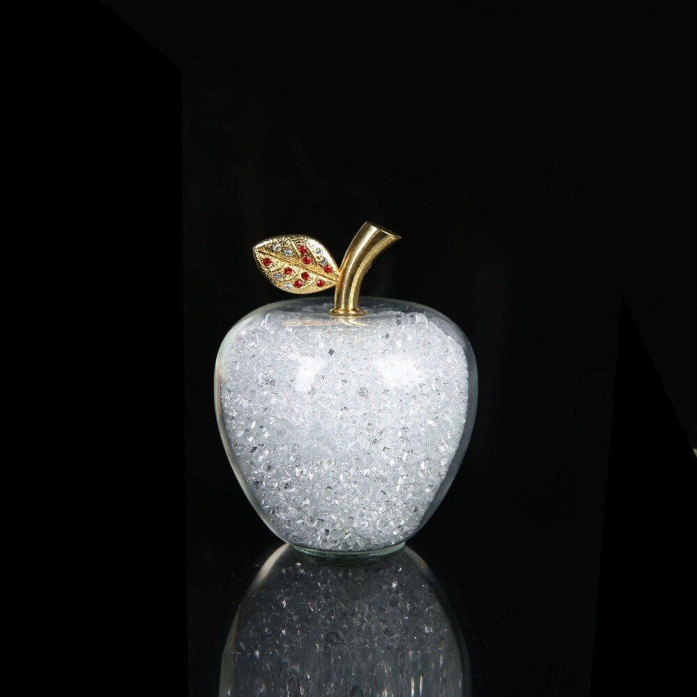 Miravique Handmade Crystal Apple Figurine