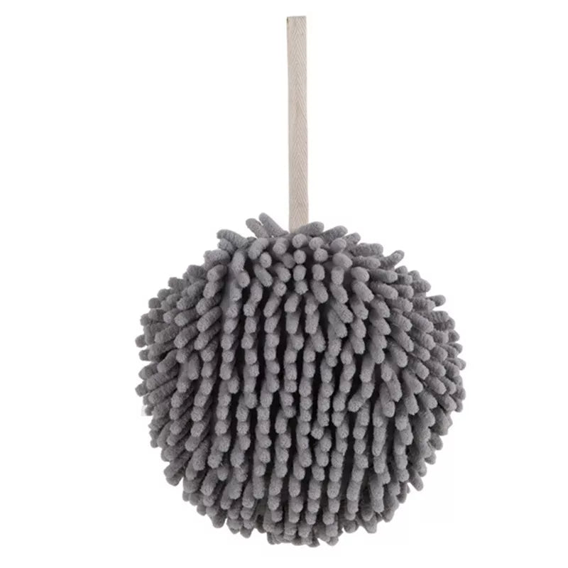 Chenille Hand Towels Hand Towel Ball with Hanging Loops-Microfiber Towels